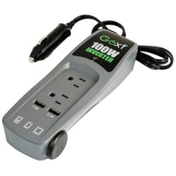 Goxt 12 V Black/Gray Auxiliary Power Outlet 1 pk