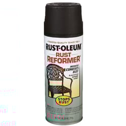 Rust-Oleum  Stops Rust  Indoor and Outdoor  Flat  Black  Oil-Based  Rust Reformer  10.25 oz. 