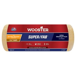 Wooster Super/Fab Knit 9 in. W X 1-1/4 in. Regular Paint Roller Cover 1 pk