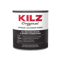 KILZ Original Interior/Exterior White Flat Oil-Based Alkyd Oil Primer 32 oz