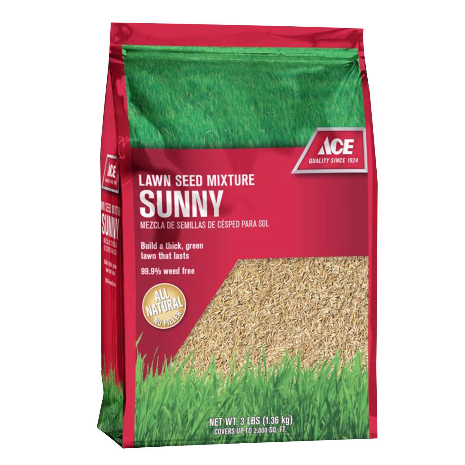 Ace Green Turf Mixed Full Sun Grass Seed 3 lb Mfr# N71371