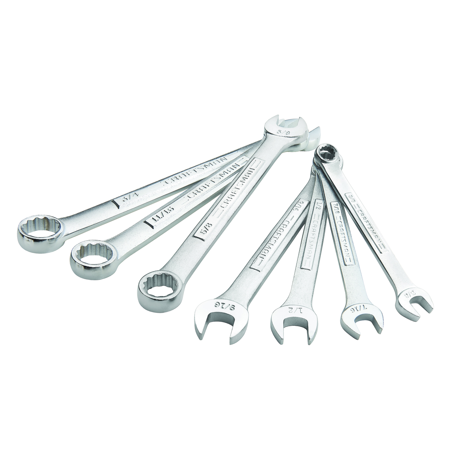 Craftsman SAE Combination Wrench Set 7 pc