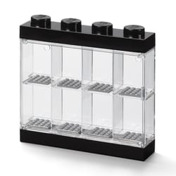 LEGO Minifigure Display Case Plastic Black