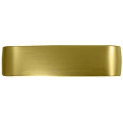 MNG Hardware Soho Bar Cabinet Pull 3-3/4 in. Matte Brushed Brass Gold 1 pk