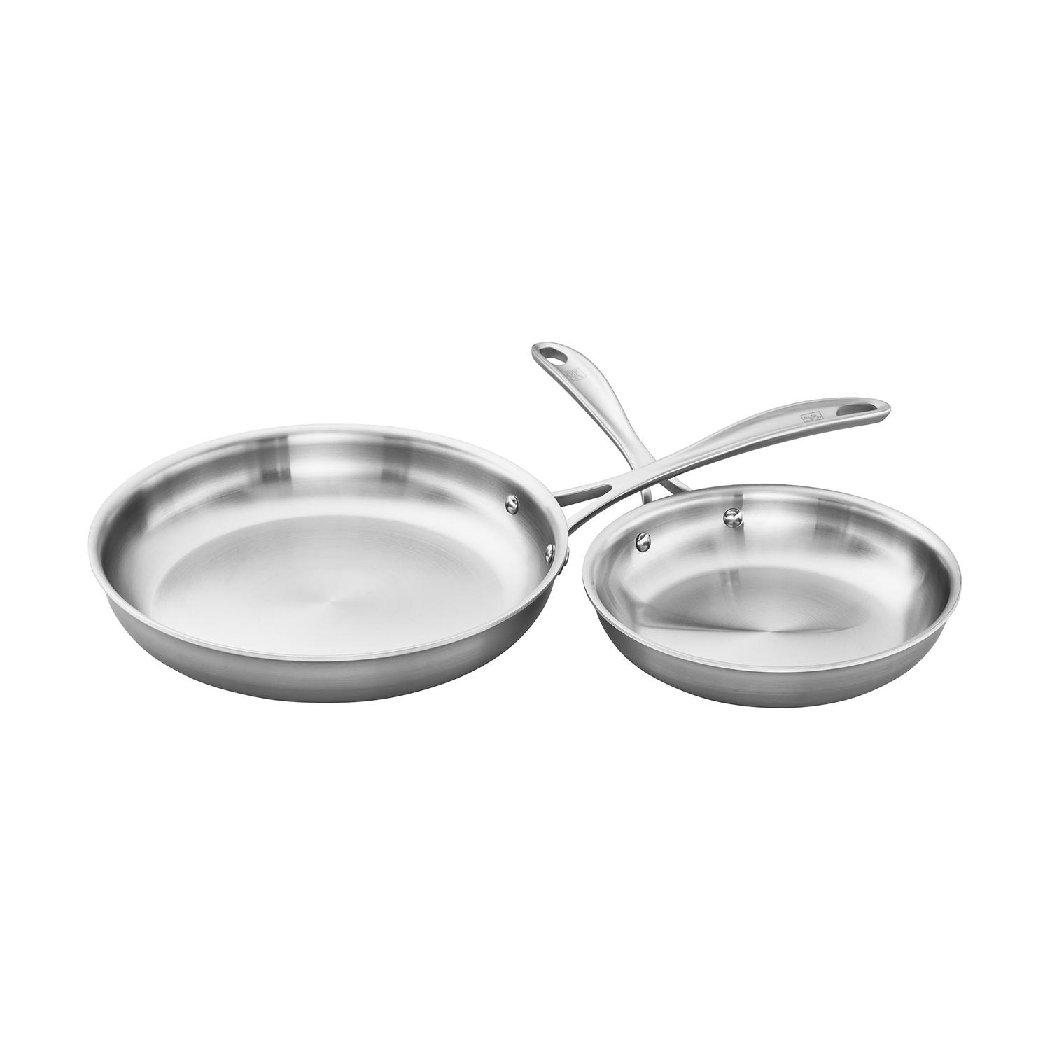 Zwilling J.A Henckels Stainless Steel Fry Pan Set Silver Sansujyuku sansujyuku.com