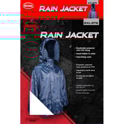 Boss Blue PVC/Polyester Rain Jacket XXL