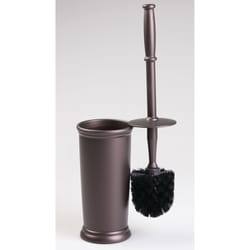 iDesign Kent Toilet Bowl Brush & Holder Brown