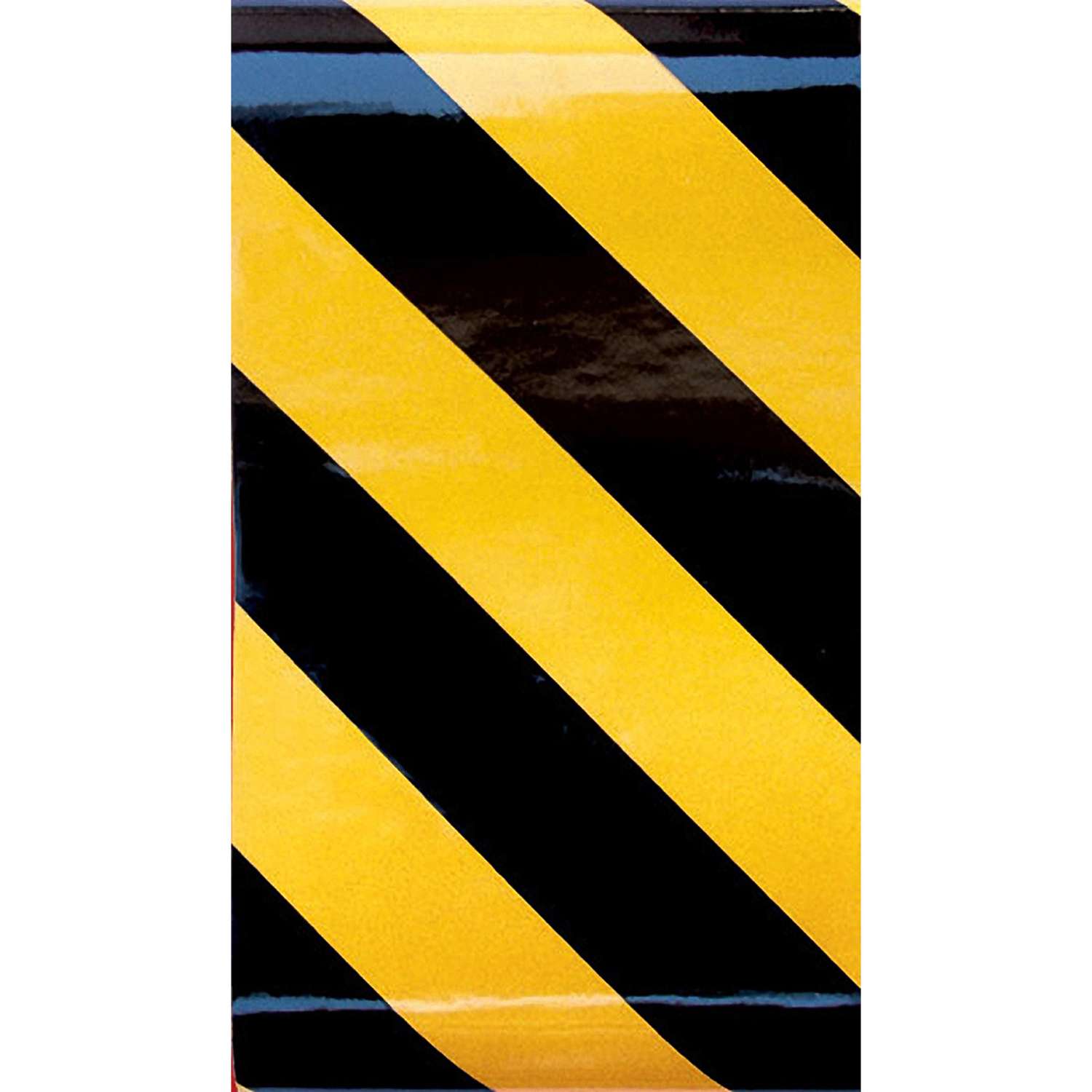 Hillman 2 in. W X 24 in. L Black/Yellow Reflective Safety Tape 1 pk Ace Hardware