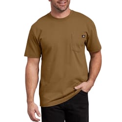 Dickies L Short Sleeve Brown Heavy Weight Tee Shirt