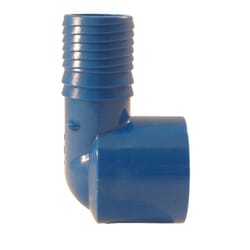 Apollo Blue Twister 1 in. Insert in to X 1 in. D FPT Acetal Elbow