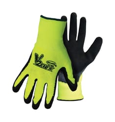 Boss V2 Flexi Grip Men's Indoor/Outdoor Hi-Viz Work Gloves Black/High-Vis Green XL 1 pair