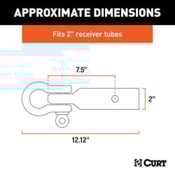 Curt 13000 lb. cap. D-Ring Shackle Mount