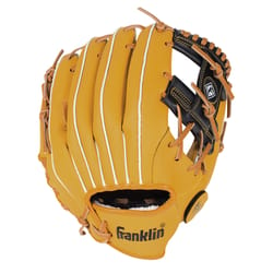 Franklin Field Master Series Black/Brown Synthetic Leather Left-handed Baseball Glove 11 in. 1 pk