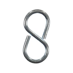 Ace Small Zinc-Plated Silver Steel 1.625 in. L Eight Hook 25 lb 1 pk