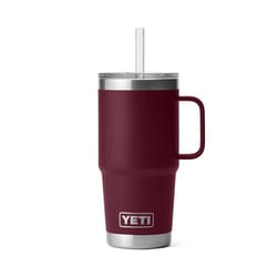 YETI Rambler 25 oz Wild Vine Red BPA Free Straw Mug