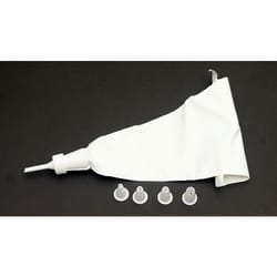 Chef Craft White and Clear Plastic Piping Bag