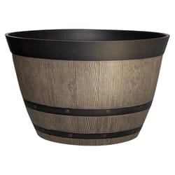 Southern Patio 13 in. H X 22.2 in. W X 22.2 in. D Resin Pinot Barrel White Birch