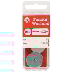 HILLMAN Steel 1/4 in. Fender Washer 4 pk