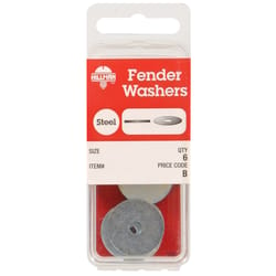 HILLMAN Steel 1/4 in. Fender Washer 4 pk