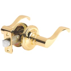 Ace Wave Polished Brass Passage Lever Right or Left Handed