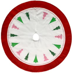 Celebrations Home Multicolored Tree Skirt 28 in.