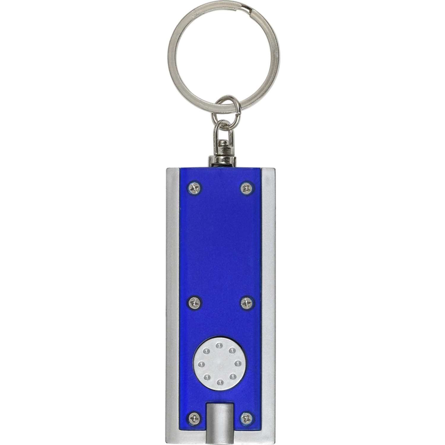 Hillman 1 in. D Plastic Assorted LED Light/Split Ring Key Chain Hillman 1 in. D Plastic Assorted LED Light/Split Ring Key Chain