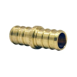 Apollo 3/8 in. Barb in to X 3/8 in. D Barb Brass Coupling