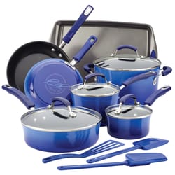 Rachael Ray Aluminum Cookware Set Blue