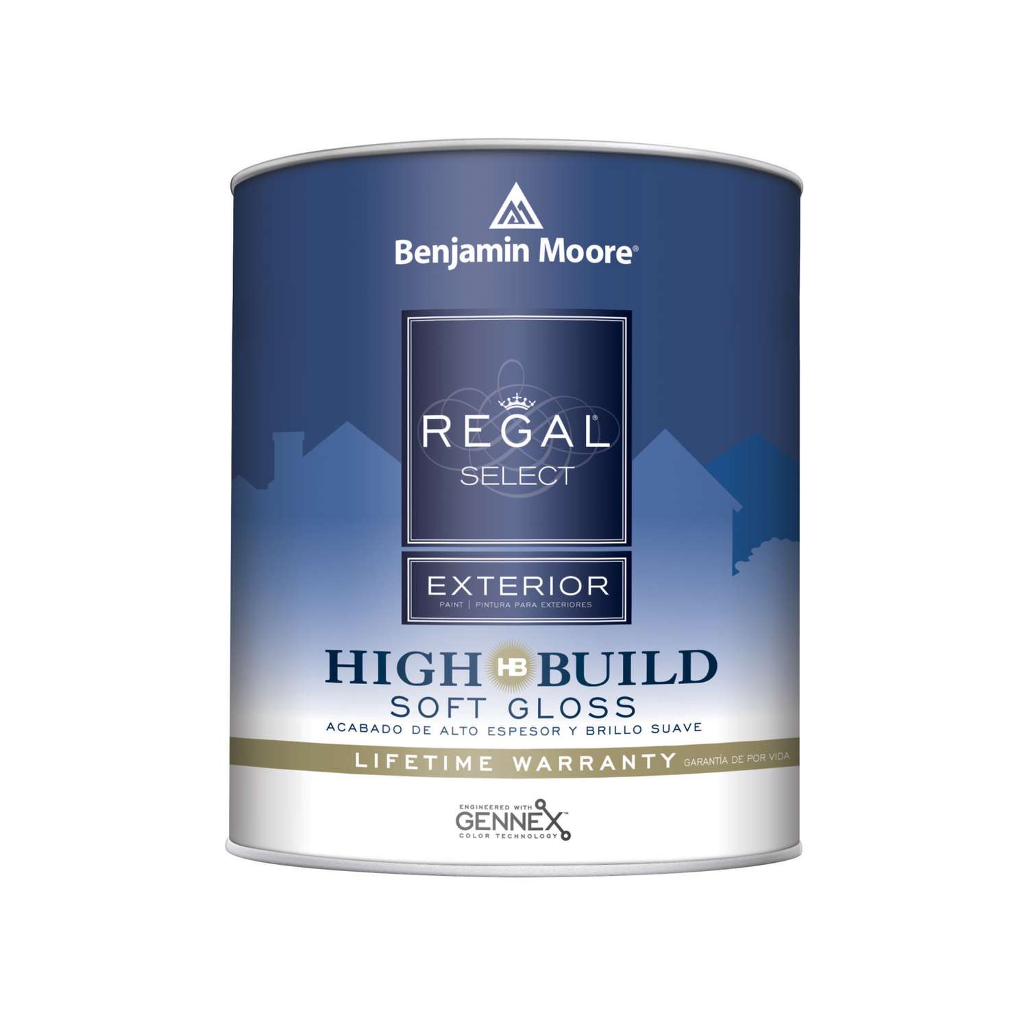 Benjamin Moore Regal Select Soft Gloss White Paint Exterior 1 qt Ace