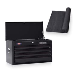 Craftsman 26 in. 4 drawer Steel Tool Chest 15.25 in. H X 12 in. D
