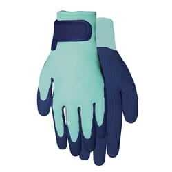 MidWest Quality Gloves Gardening Gloves Blue M 1 pair