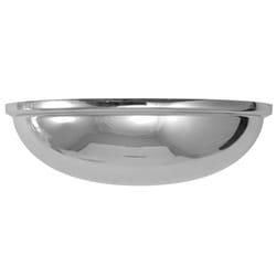 Laurey Newport Half Oval Cabinet Pull Cup 3 in. Polished Chrome 1 pk