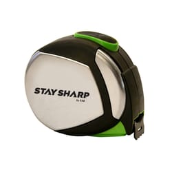 Stay Sharp 25 ft. L X 0.5 in. W Tape Measure 1 pk
