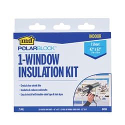 M-D BUILDING PRODUCTS Clear Indoor Insulation Kit 62 in. W X 42 in. L