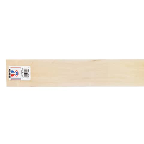 Midwest Products 1/16 in. X 3 in. W X 2 ft. L Basswood Sheet #2/BTR Premium  Grade