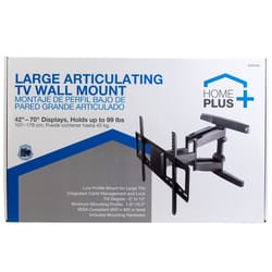 Home Plus 42 in to 70 in. 99 lb. cap. Tiltable Super Thin Articulating TV Wall Mount
