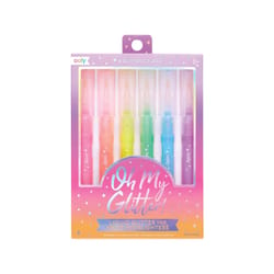 OOLY Oh My Glitter Neon Color Assorted Chisel Tip Liquid Highlighter 1 pk