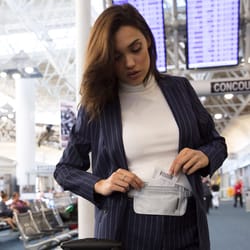 Travelon Gray Undergarment Waist Pouch