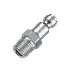 Tru-Flate Steel Air Plug 1/4 in. Male 1 pc