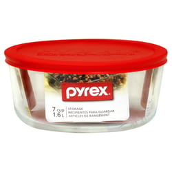 Pyrex 7 cups Clear Food Storage Container 1 pk