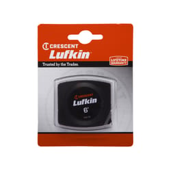 Crescent Lufkin 6 ft. L X 0.25 in. W Handy Pocket Tape Measure 1 pk