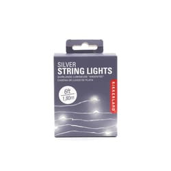 KIKKERLAND Decorative Cool White String Lights 6 ft.