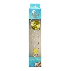 Spinfinity Designs Multi-color Stainless Steel 13.62 in. Gold/Gold Twister Outdoor Spinner