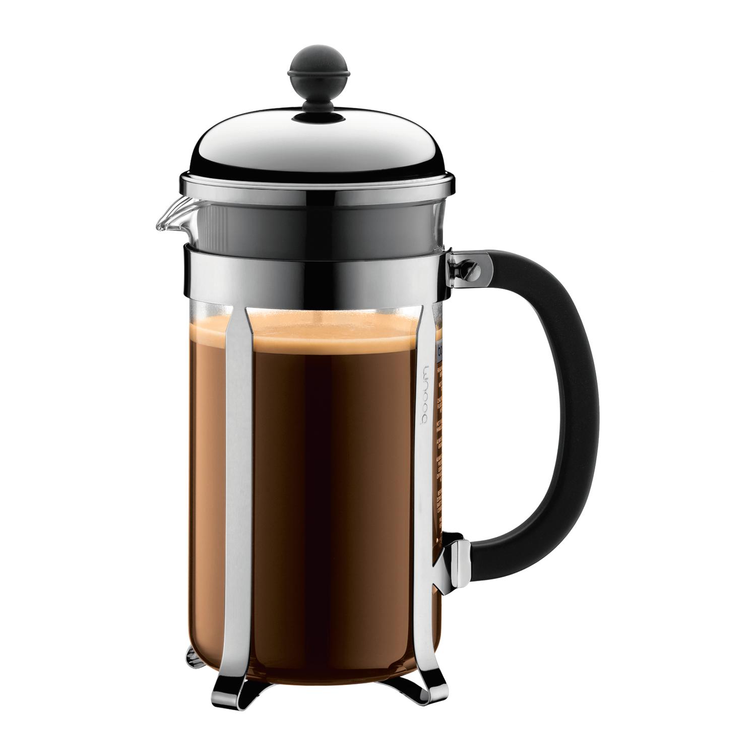 Bodum CHAMBORD 34 oz Silver French Press Sansujyuku sansujyuku.com