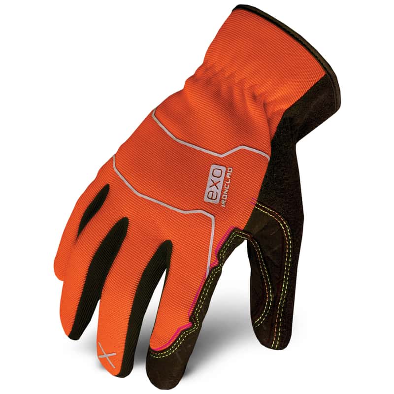 Ironclad HiViz Exo Men's Utility Gloves Orange XXL 1 pk Ace Hardware