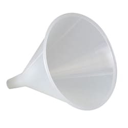 Harold Import White Plastic 4 oz Funnel