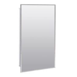 Zenna Home 26 in. H X 16 in. W X 4-1/2 in. D Rectangle Medicine Cabinet/Mirror