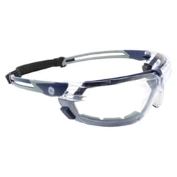 General Electric 11S Series Anti-Fog Impact-Resistant Safety Glasses Clear Lens Blue/Gray Frame 1 pk