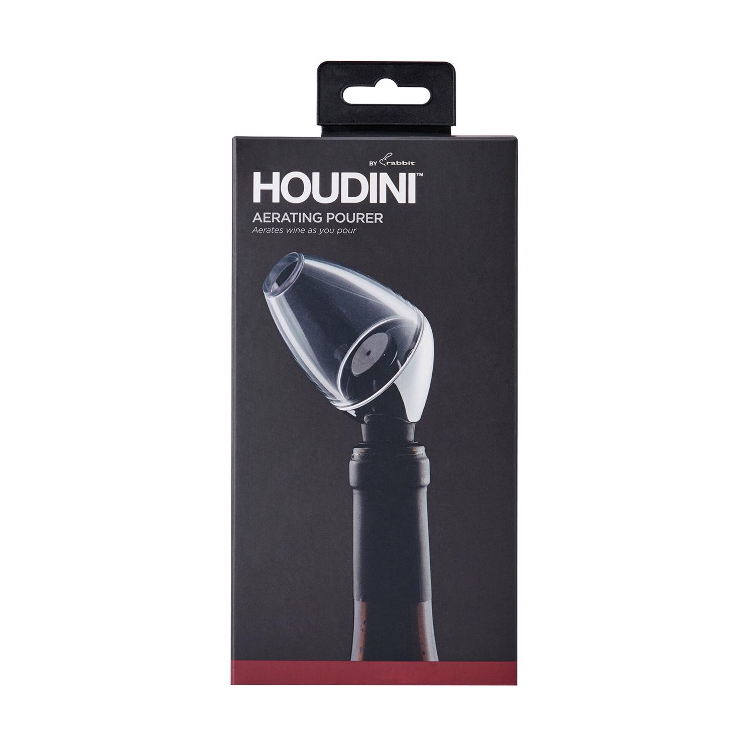 Photos - Other Accessories Houdini Deluxe 16 oz Silver Chrome Aerating Wine Pourer W9112