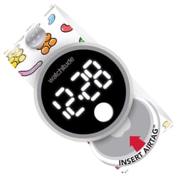 Watchitude Tag'd Trackable Child's Gummies Round Multicolored Digital Watch Silicone One Size Fits M